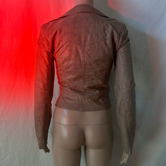 MAURICES Tan Leather Jacket - Picture 5 of 5